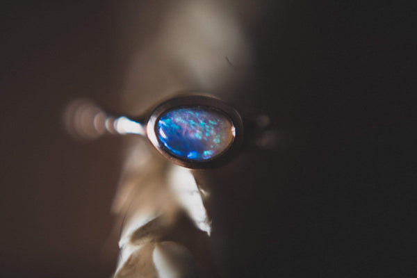 Bague opale 
Bijoux faits main à Lyon
Créatrice / artisane de bijoux
En or 18 carats
Joaillerie responsable