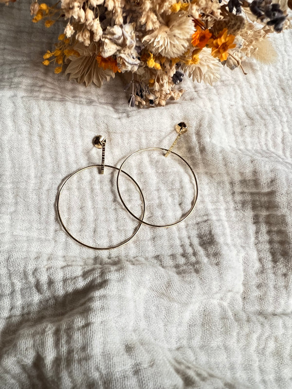 Boucles d'oreille or jaune
Bijoux faits main à Lyon
Créatrice / artisane de bijoux
En or 18 carats
Joaillerie responsable
Sur-mesure